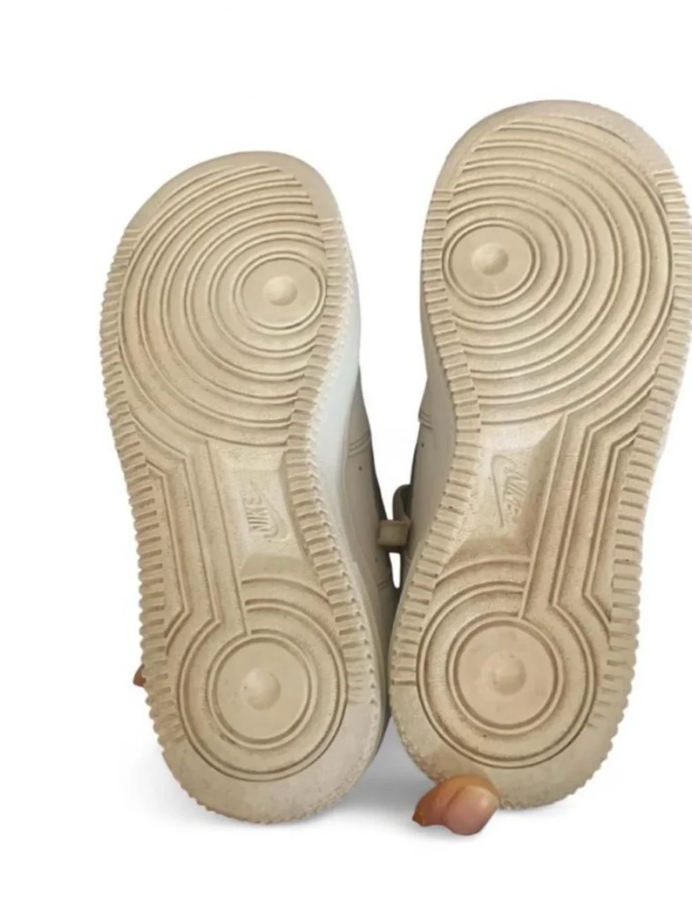 Nike Air Force 1 white trainers youth size 3 shoes school everyday